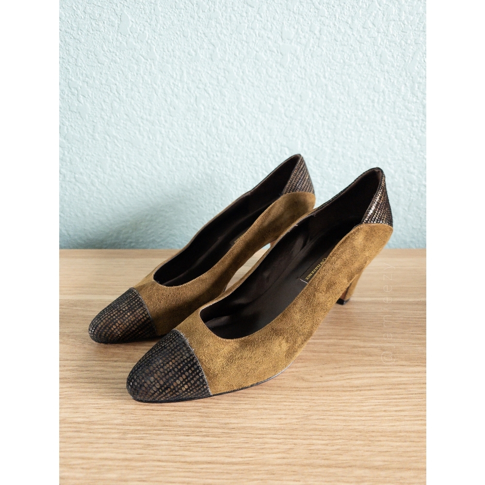 Sesto Meucci | Vintage Suede Cap Toe Pumps